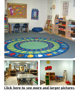 Classroom environment at Middleton Nursery School