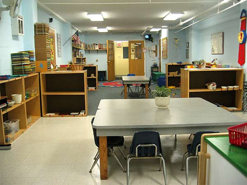 a view inside a classroom at Middleton Nursery School, serving Glen Ridge, Montclair and Bloomfield, NJ